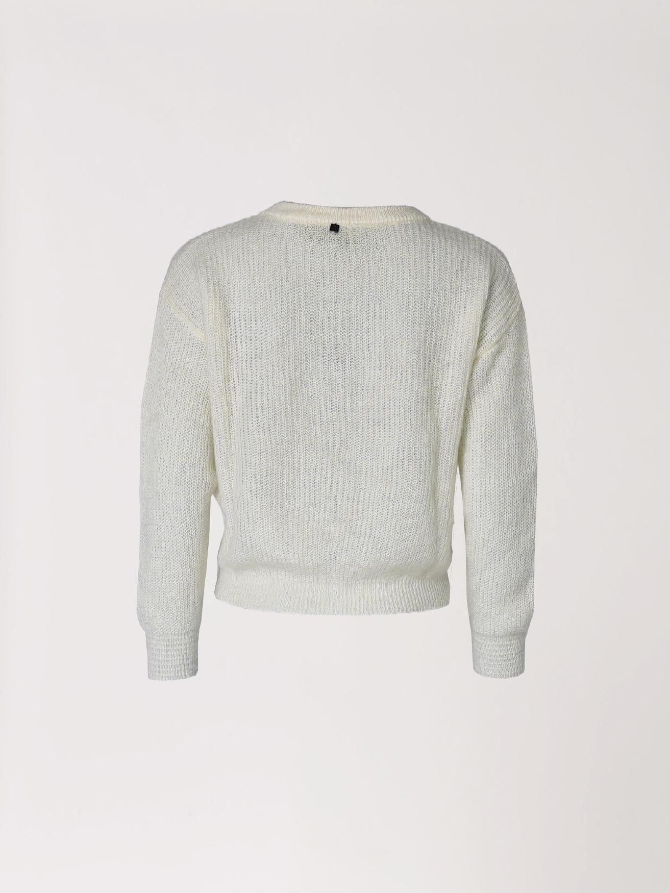 Gilet met knopen - Ecru