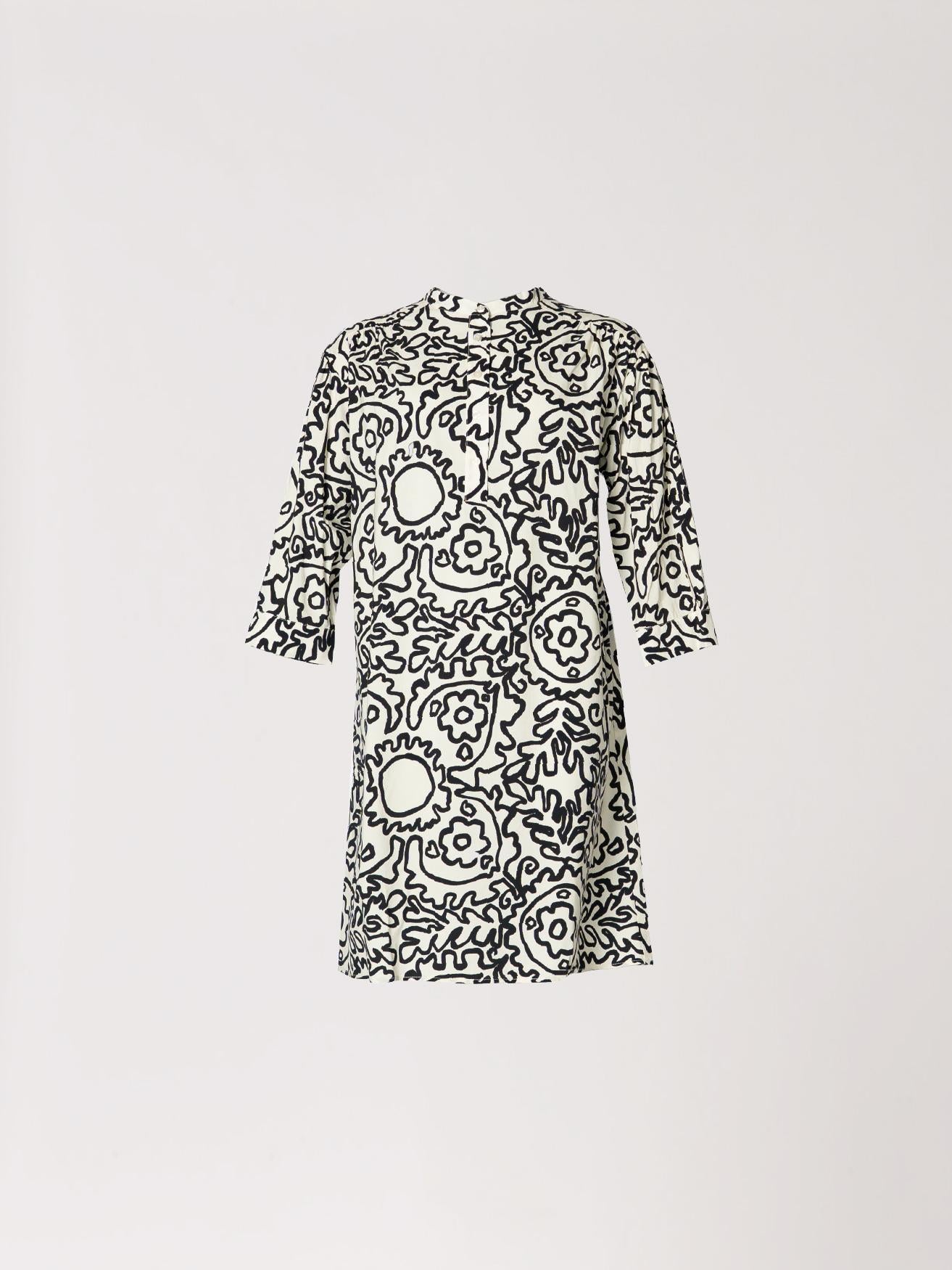 Korte katoenen jurk met print - Zanzibar