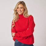 Basic rolkraag - Red