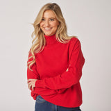 Basic rolkraag - Red