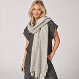 Sjaal met franjes - Grey