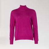 Fijne rolkraag - Violet