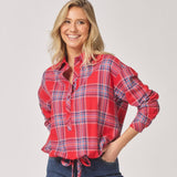 Blouse met strop - Red