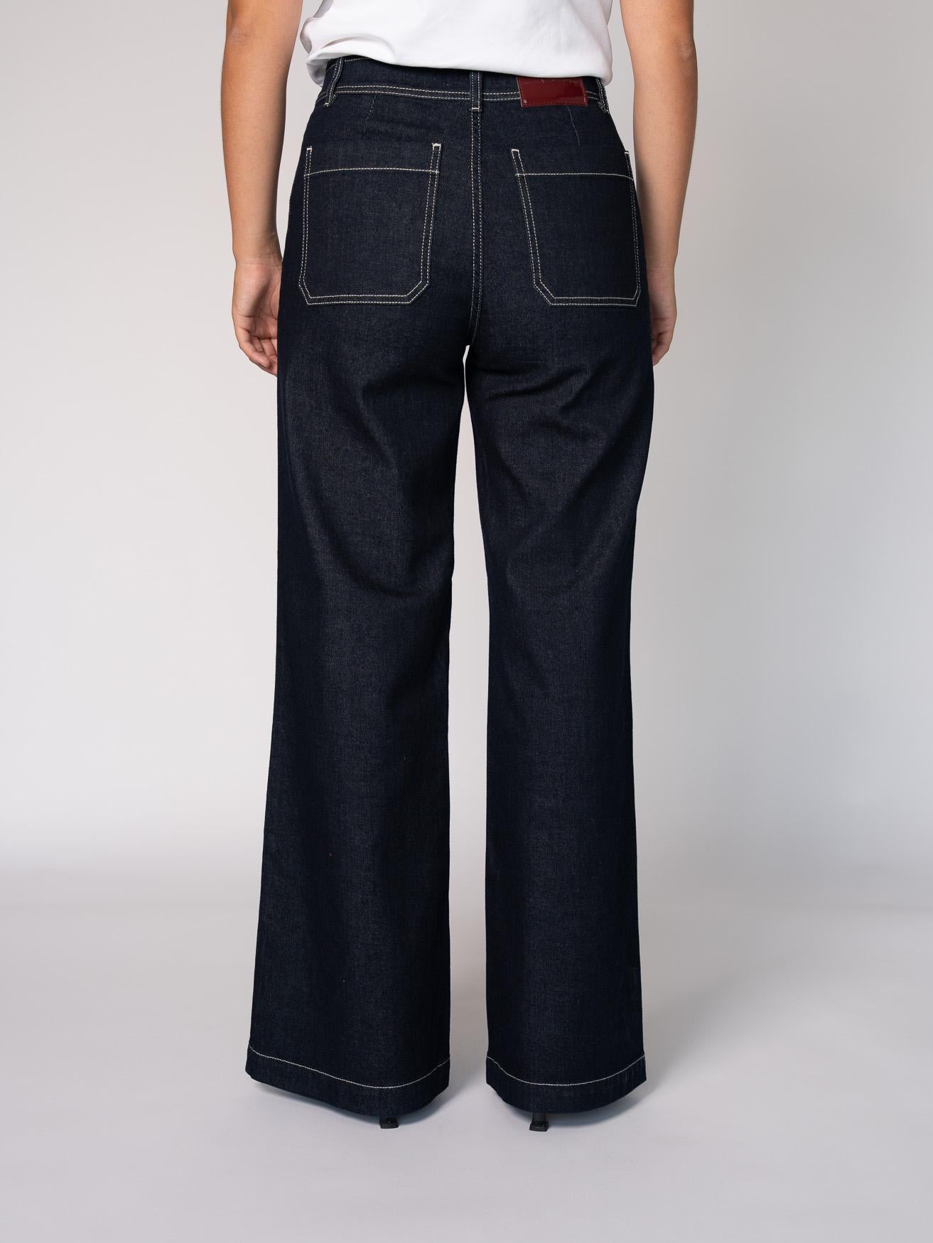 Jeans met contraststiksels - Jeans