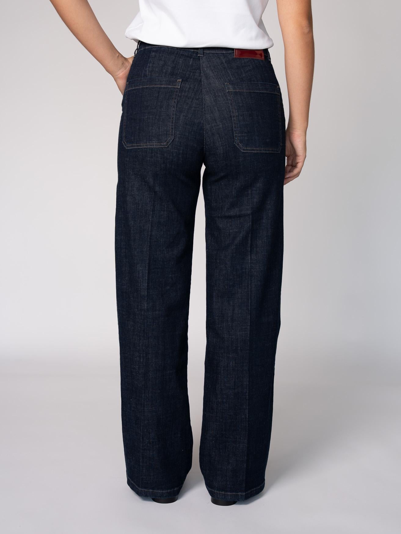 Donkere jeans met steekzakken - Dark Jeans