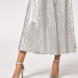 Hakken met open teen - Zilver