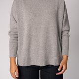 Losse pull met ronde hals - Grey