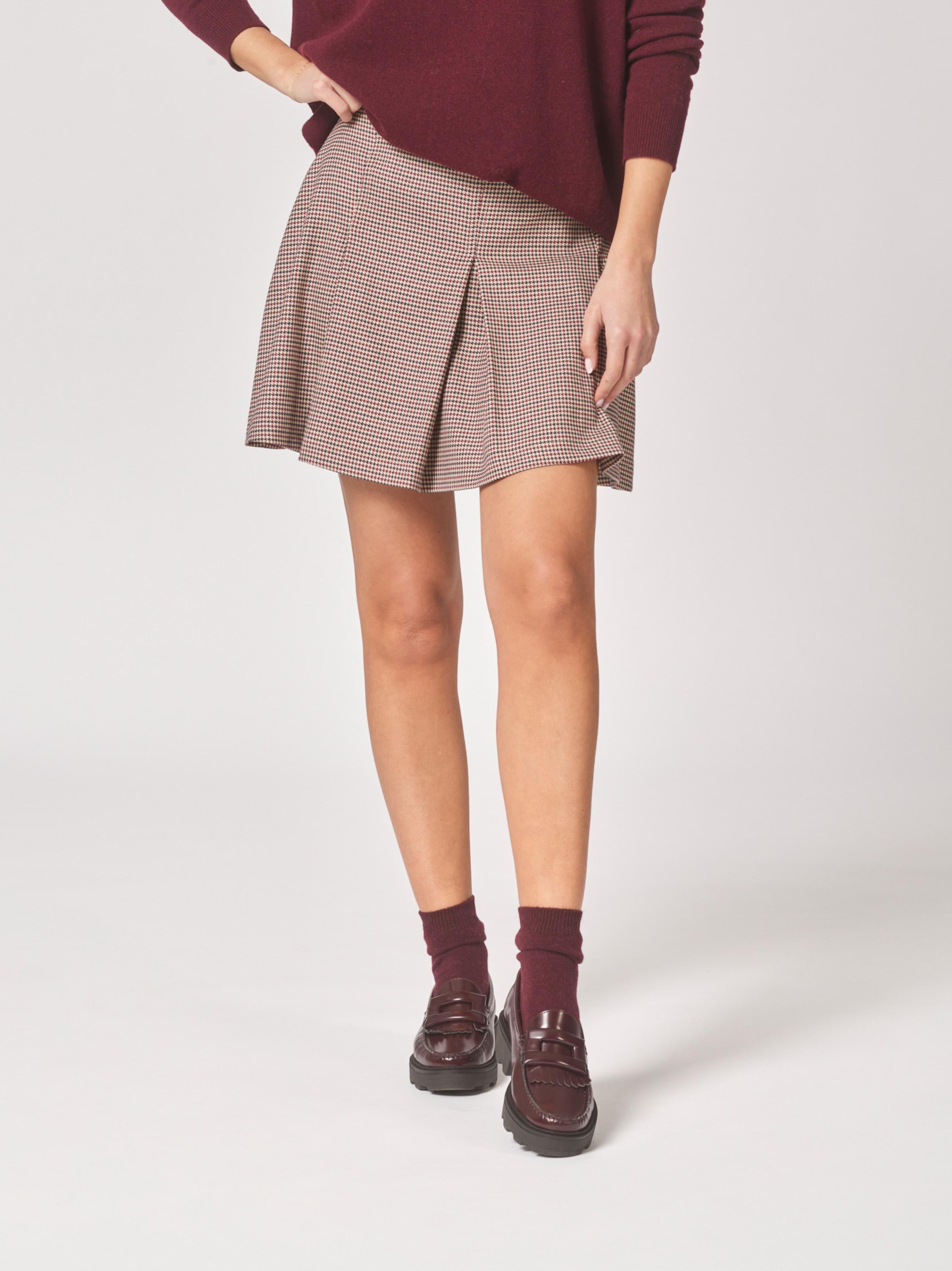 Moccasin met brede zool - Burgundy