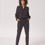 Broek met smalle pijpen - Navy