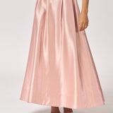 Lange rok met plooien - Light Pink