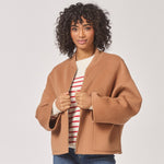 Mantel in bomberstijl - Camel