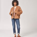 Mantel in bomberstijl - Camel