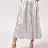 A-lijn rok zilver - Silver