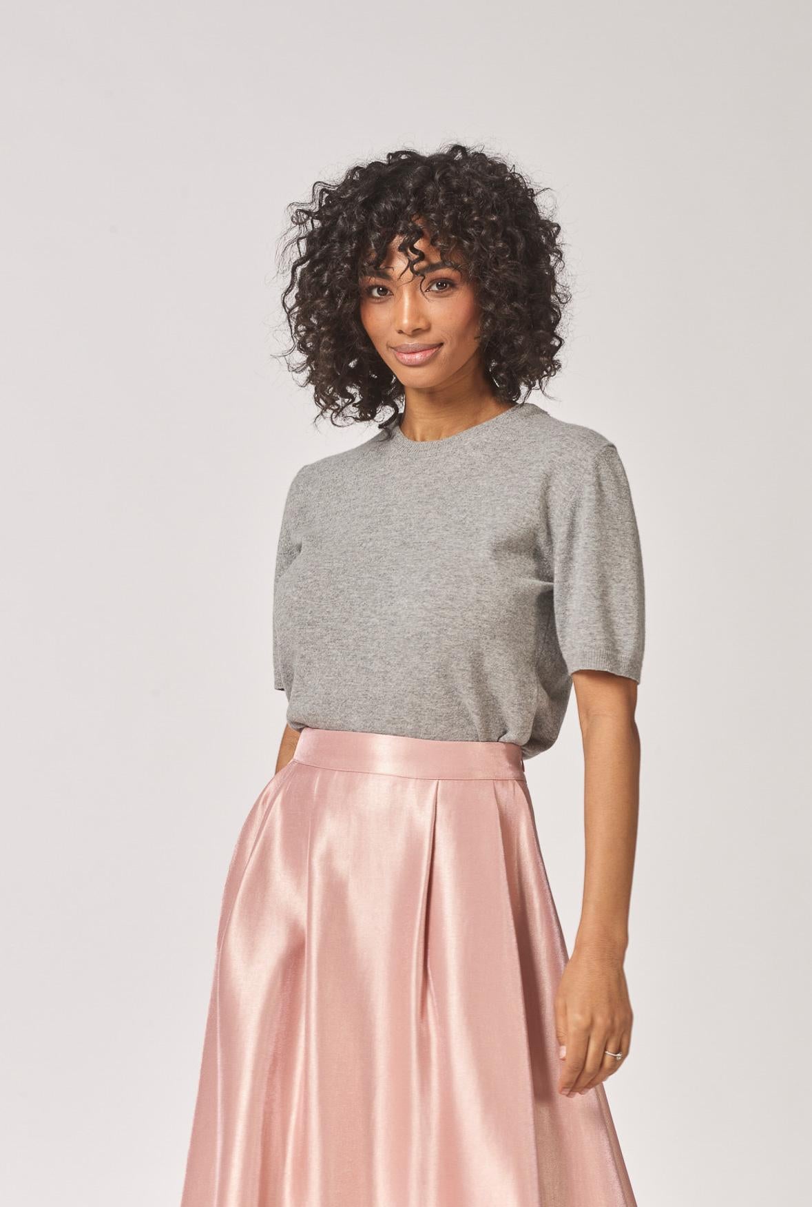 Pull met korte mouw - Grey