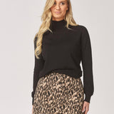 Fijne rolkraag - Black