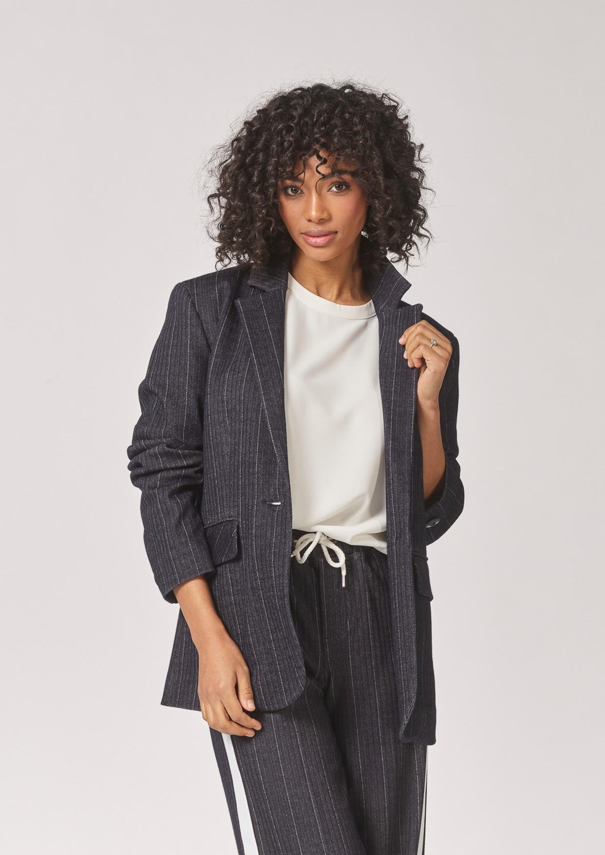 Licht oversized blazer - Navy
