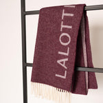 Sjaal met franjes - Bordeaux