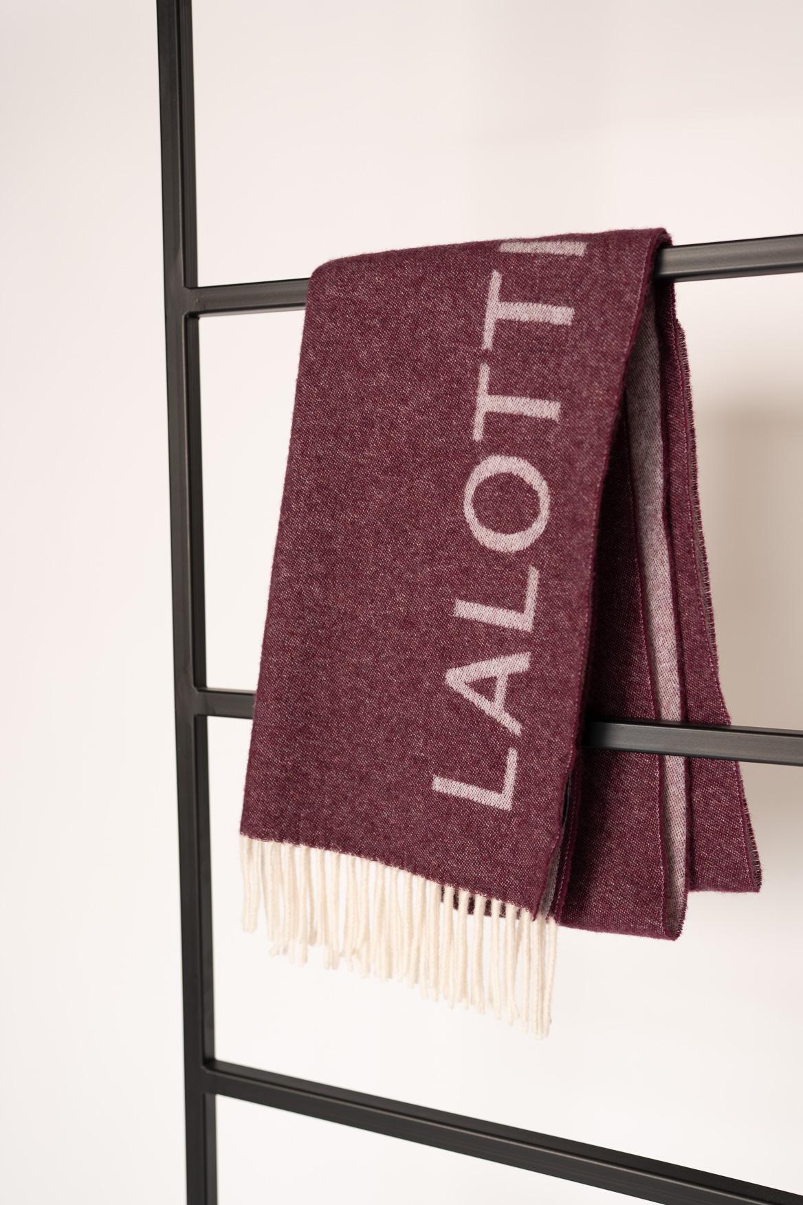Sjaal met franjes - Bordeaux