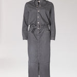 Lange jeansjurk - Dark Grey