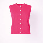 Debardeur met knopen - Neon pink