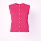 Debardeur met knopen - Neon pink