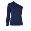 one shoulder pull - Navy