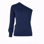 one shoulder pull - Navy