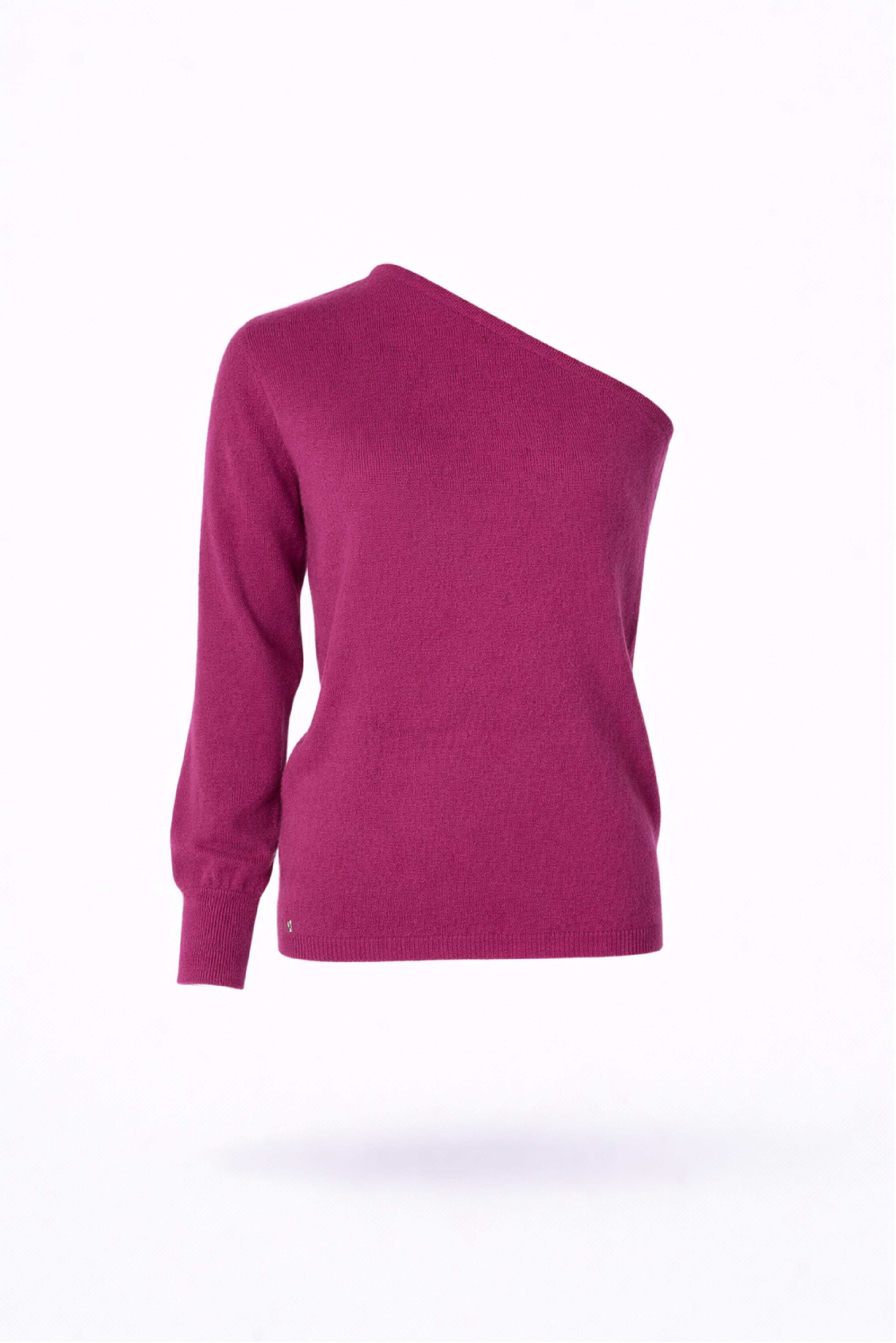 one shoulder pull - Violet