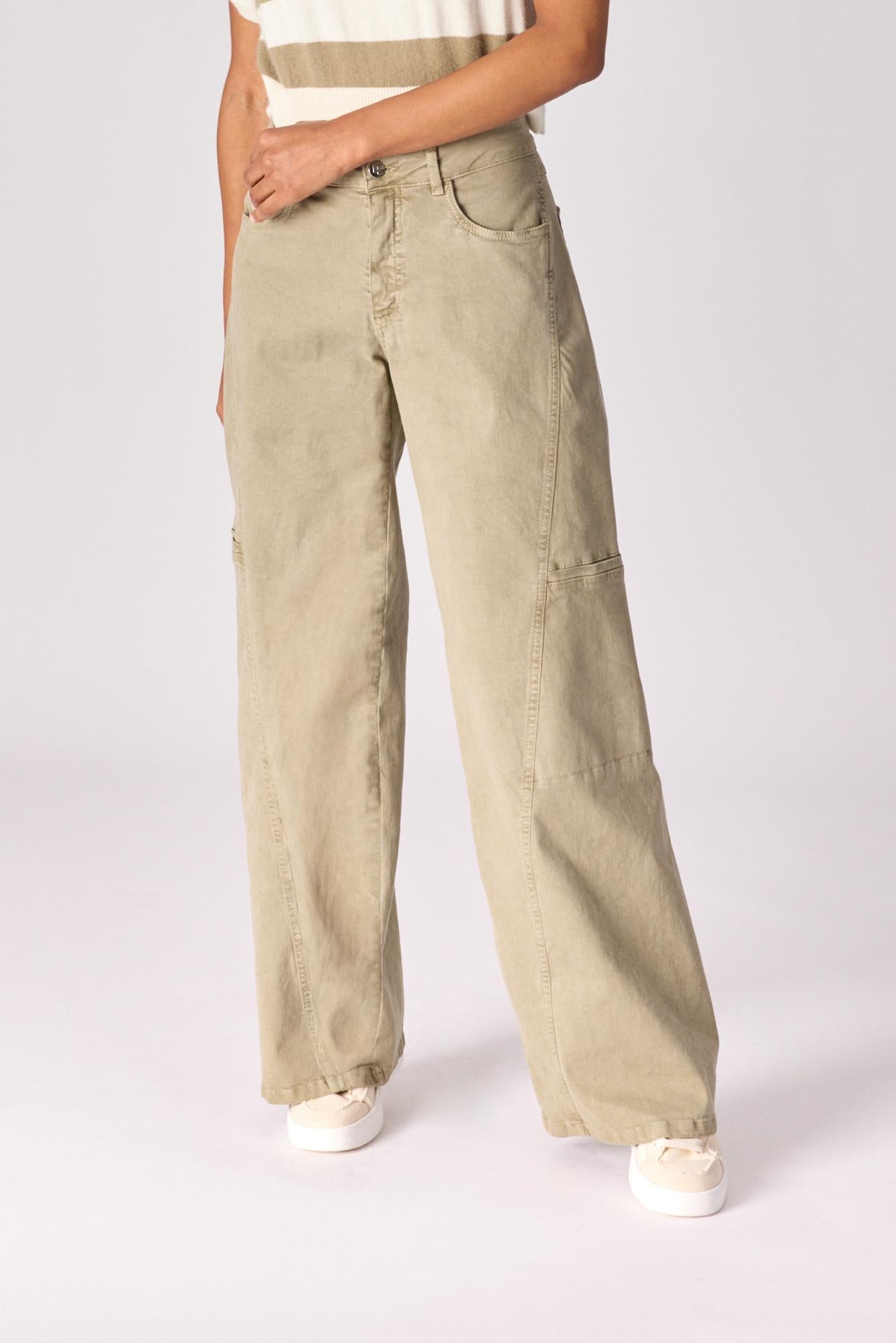 Cargo jeans - Pistache