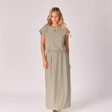 T-shirt met streepjesmotief - Green stripe