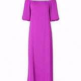Off-shoulder jurk - Violet