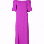 Off-shoulder jurk - Violet