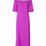 Off-shoulder jurk - Violet