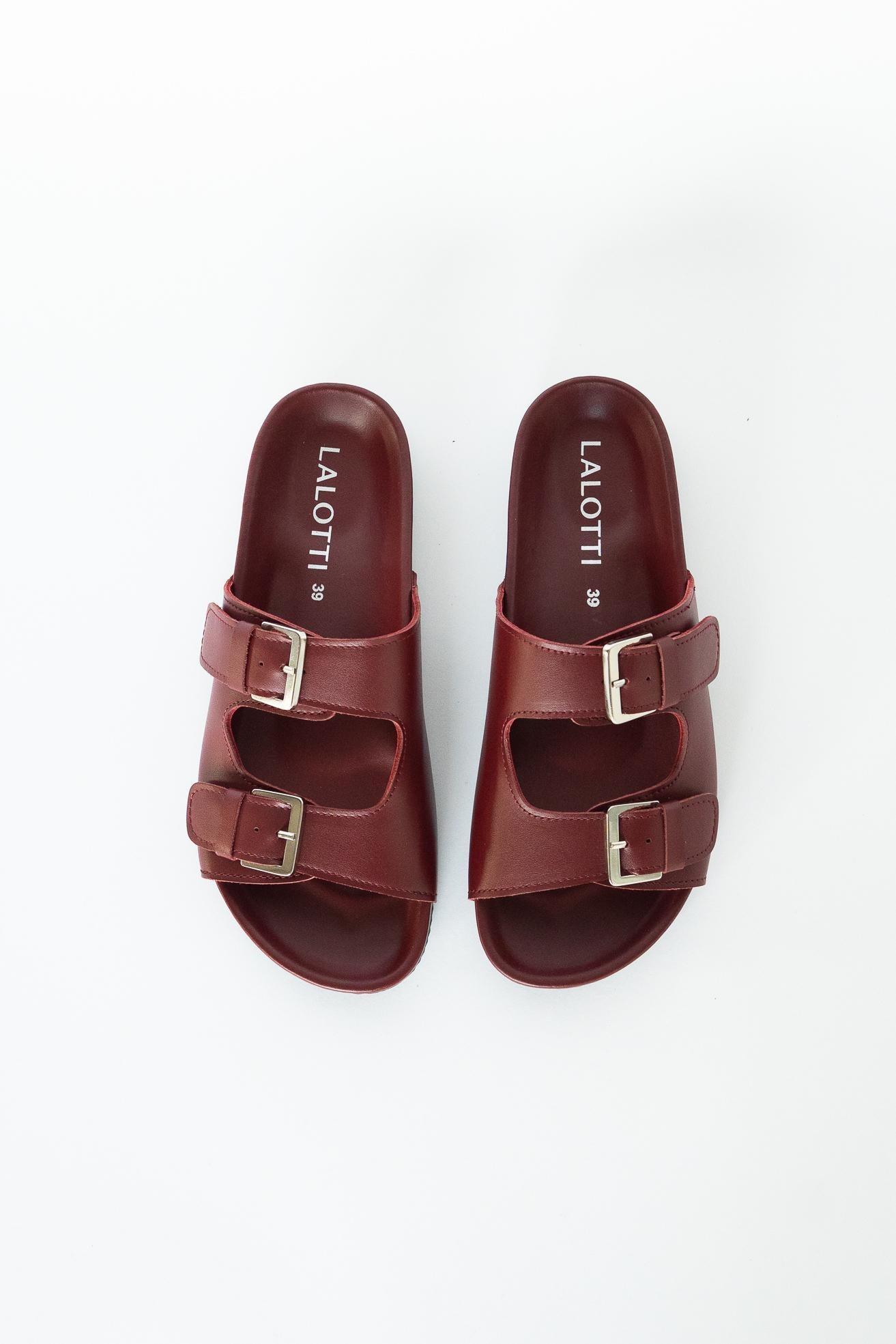 Slipper - Burgundy
