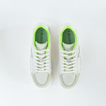 Sneaker - Off White / Neon Green