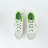 Sneaker - Off White / Neon Green