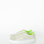 Sneaker - Off White / Neon Green