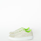 Sneaker - Off White / Neon Green
