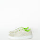 Sneaker - Off White / Neon Green