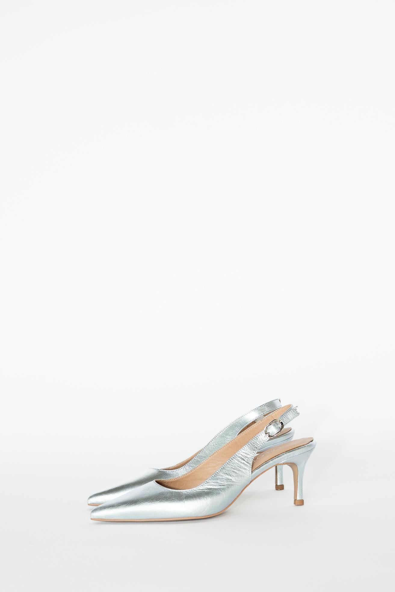 Slingback - Silver