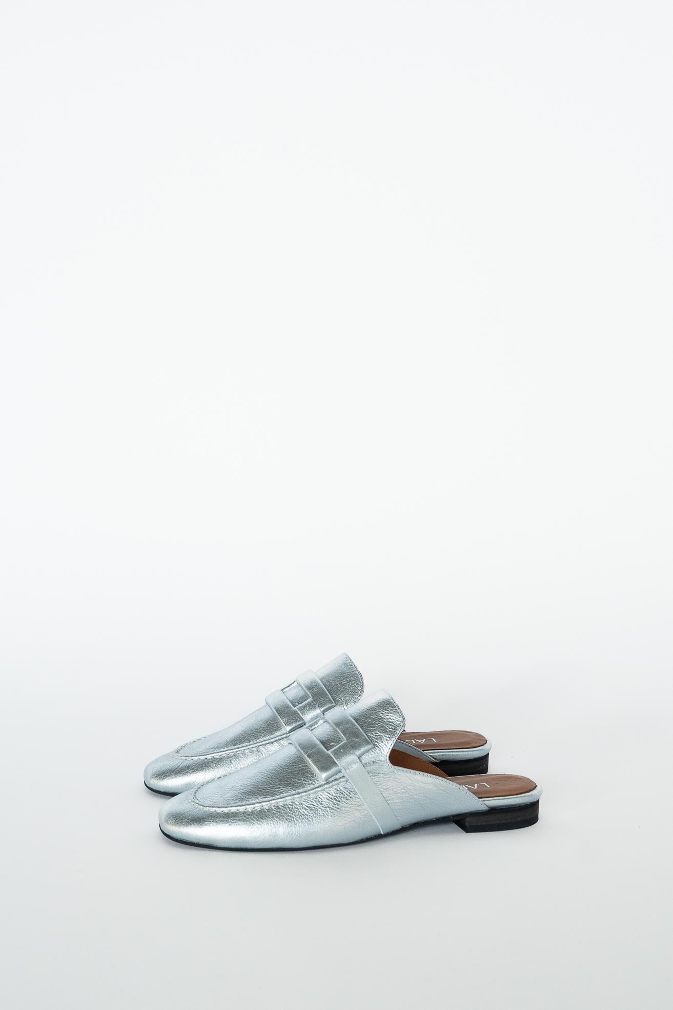 Instap slipper - Silver