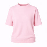 pull met 3/4de mouw - Babypink