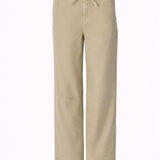 Barrel jeans met tailletouw - Pistache