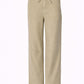 Barrel jeans met tailletouw - Pistache