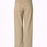 Barrel jeans met tailletouw - Pistache