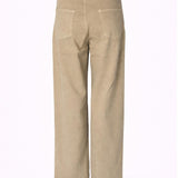 Barrel jeans met tailletouw - Pistache