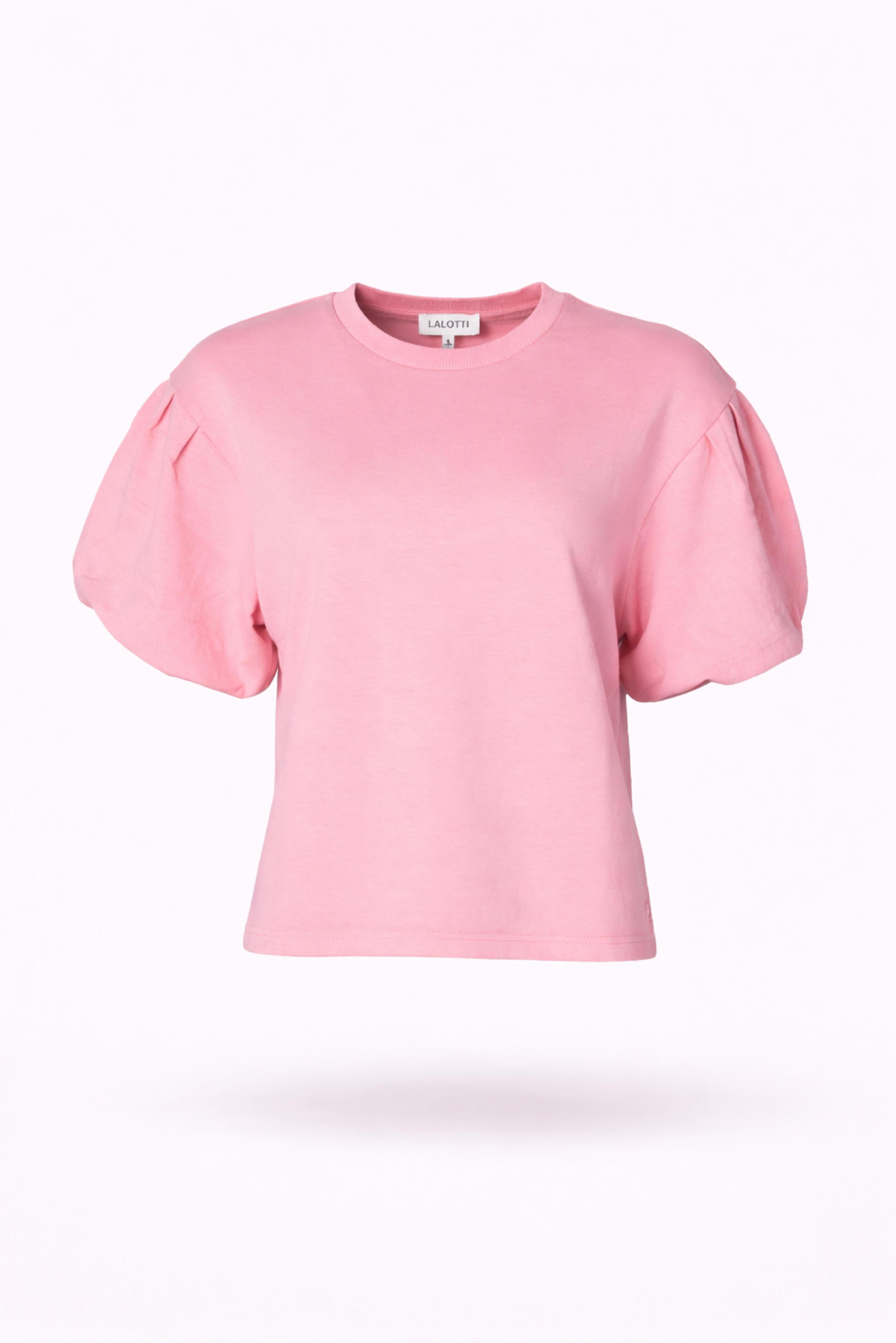 Sweater met pofmouw - Pink
