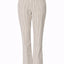 Stretch broek met smalle pijpen - Taupe stripe
