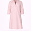 Jurk in bloemenkant - Blush pink