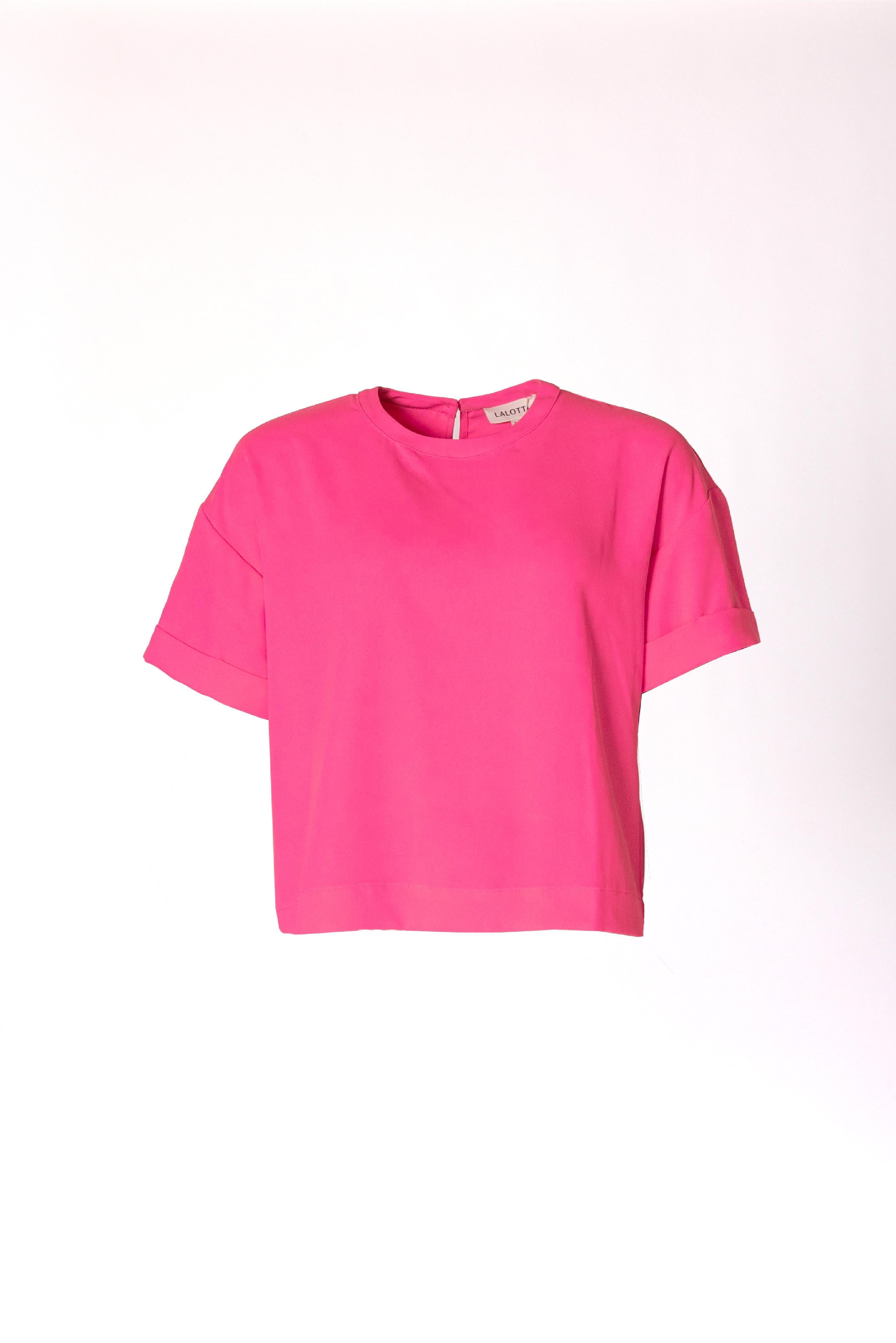 Blouse met korte mouw - Pink